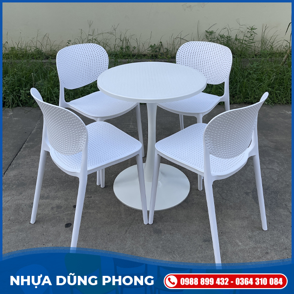 Bàn tròn trụ tuylip